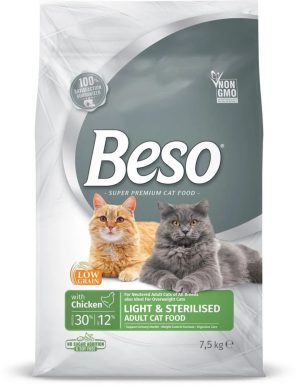 Beso light & sterilised بيسو للقطط المعقمة